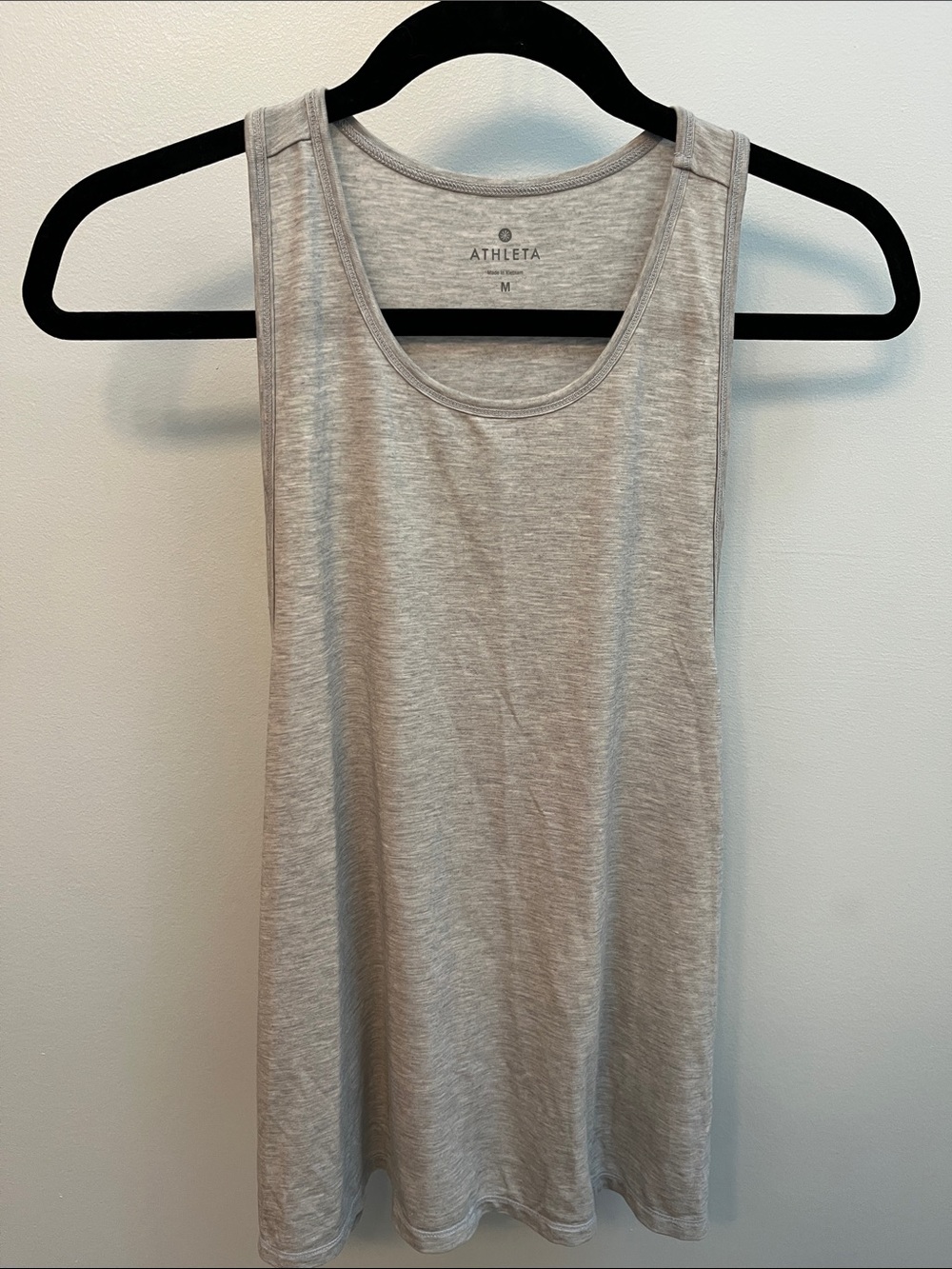 Athleta Gray Scoop Neck Tank Top